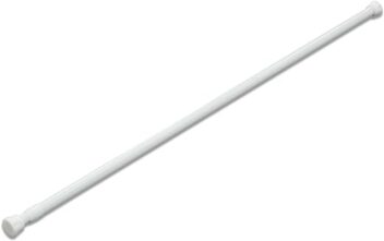 つっぱり棒 ばね式強力タイプ ホワイト 幅110~190cm パイプ直径2.2cm