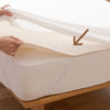 洗えるベッドパッド：装着方法