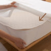 洗えるベッドパッド 装着方法