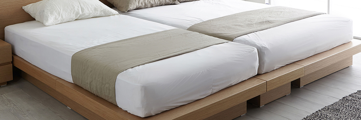 シングルベッド2つ並べて1台にして快適に使う方法。疑問を解決